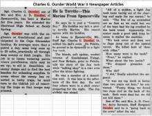 1944 Charles G. Oursler WWII News articles