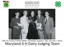Maryland 4-H Dairy Judging Team - 1957