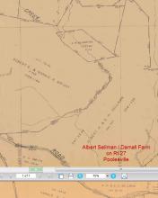 1956 Upper Montgomery County Land Use Map