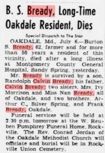 Burton Bready Obit