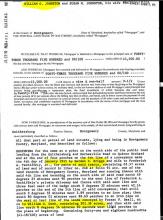 #466 Deed from Briggs to Dosh to Johnston