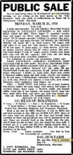 # 81 Paul Burdette Sale Ad 1970