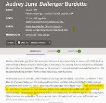 Burdette, Audrey obit 2016 Burdette, Audrey obit 2016