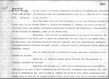 #3 Codwise deed to Potomac Conference