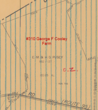#310 Geo F Cooley Tax map location