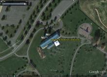 GoogleEarth View - 1000 ft altitude