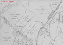 1956 Upper Montgomery County Land Use Map
