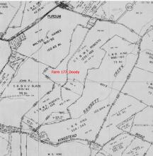 1956 Upper Montgomery County Land Use Map - Plate 4