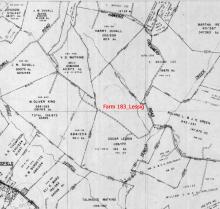 1956 Upper Montgomery County Land Use Map - Plate 10