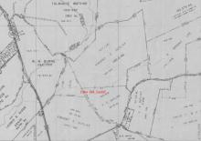 1956 Upper Montgomery County Land Use Map