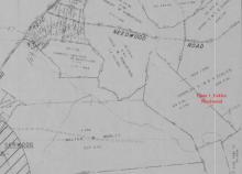 1956 Upper Montgomery County Land Use Map