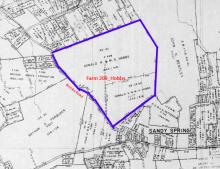 1956 Upper Montgomery County Land Use Map