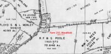 1956 Upper Montgomery County Land Use Map