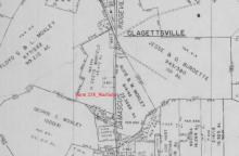 1956 Upper Montgomery County Land Use Map