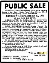 Frederick News - full sale ad - 5 Sep 1964