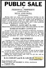 Frederick News Sale Ad - 5 Jan 1952