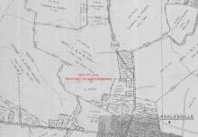 1956 Upper Montgomery County Land Use Map