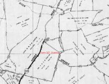 1956 Upper Montgomery County Land Use Map
