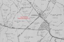 1956 Upper Montgomery County Land Use Map