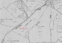 1956 Upper Montgomery County Land Use Map