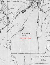 1956 Upper Montgomery County Land Use Map - Plate 23