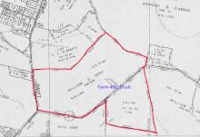 1956 Upper Montgomery County Land Use Map