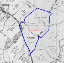 1956 Upper Montgomery County Land Use Map