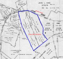 1956 Upper Montgomery County Land Use Map