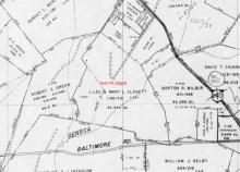 1956 Upper Montgomery County Land Use Map - Plate 16