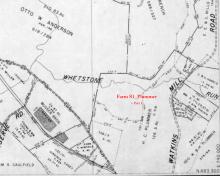 1956 Upper Montgomery County Land Use Map