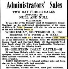 Fulks farm #3 Home Farm Sales ad