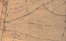 1954 Tax map location of Keister Farm